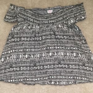 Off the shoulder top